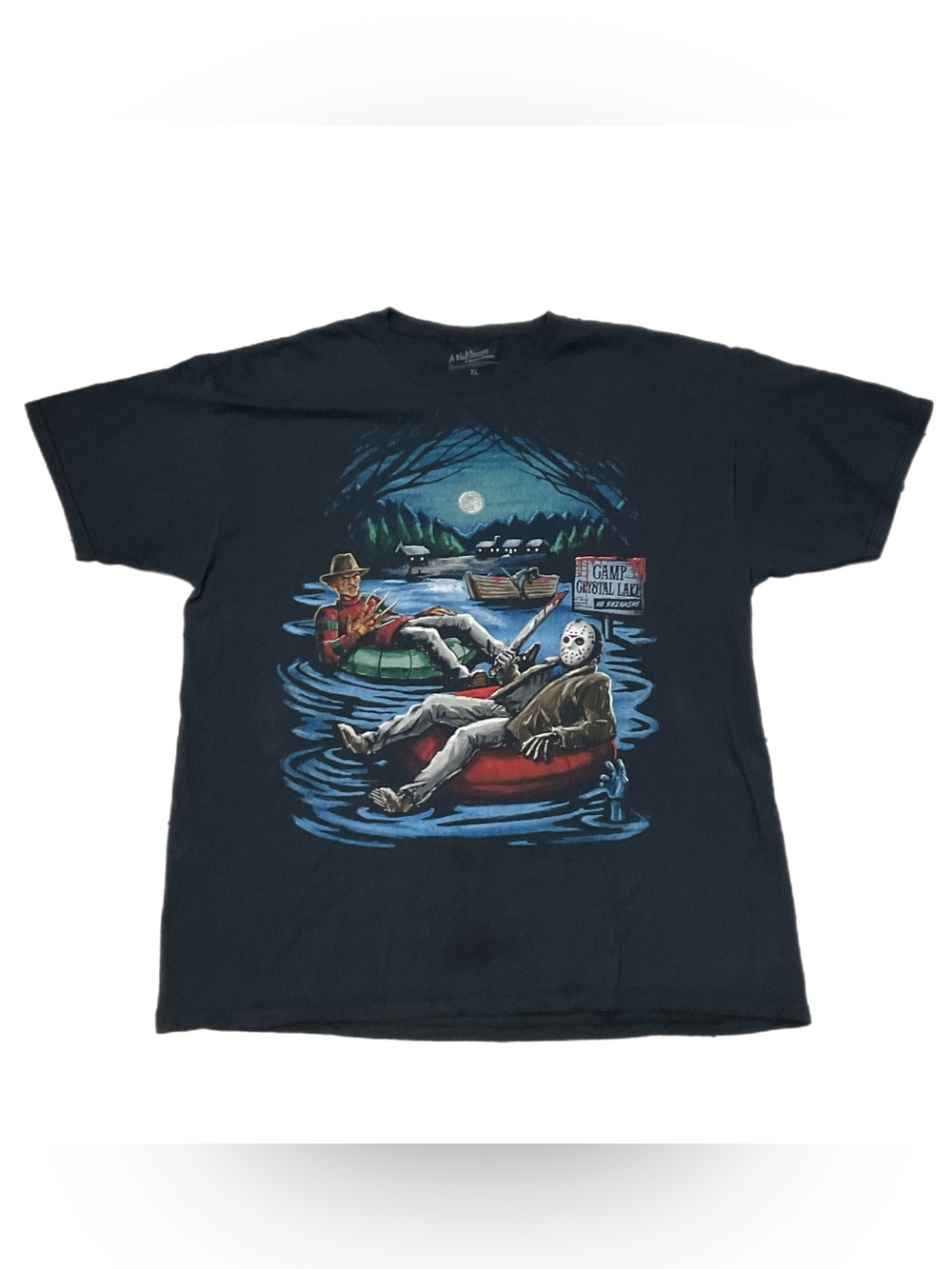Nightmare on Elm Street Jason vs Freddy Camp Crystal Lake Horror T-Shirt
